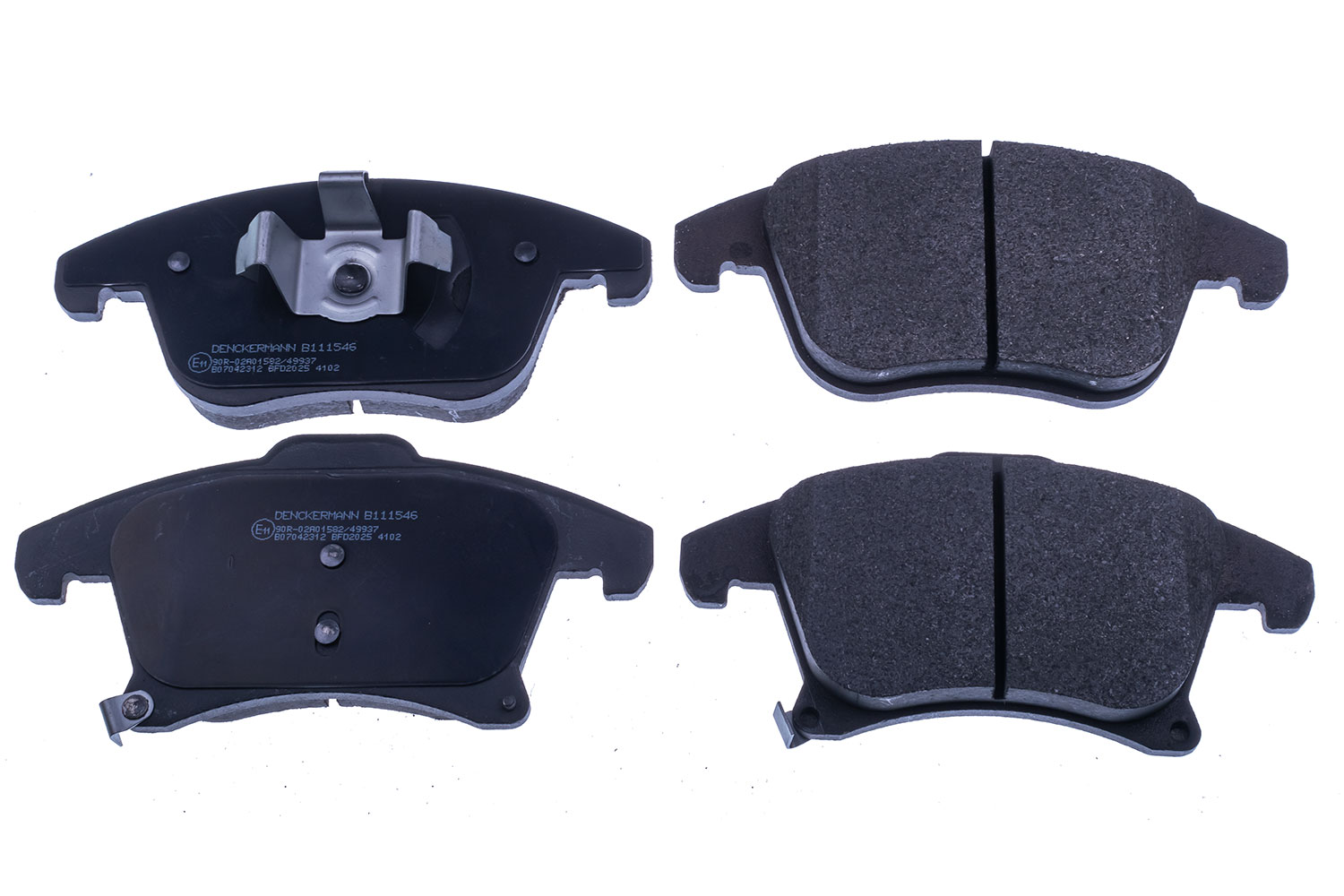 Brake Pad Set, disc brake - B111546 DENCKERMANN
