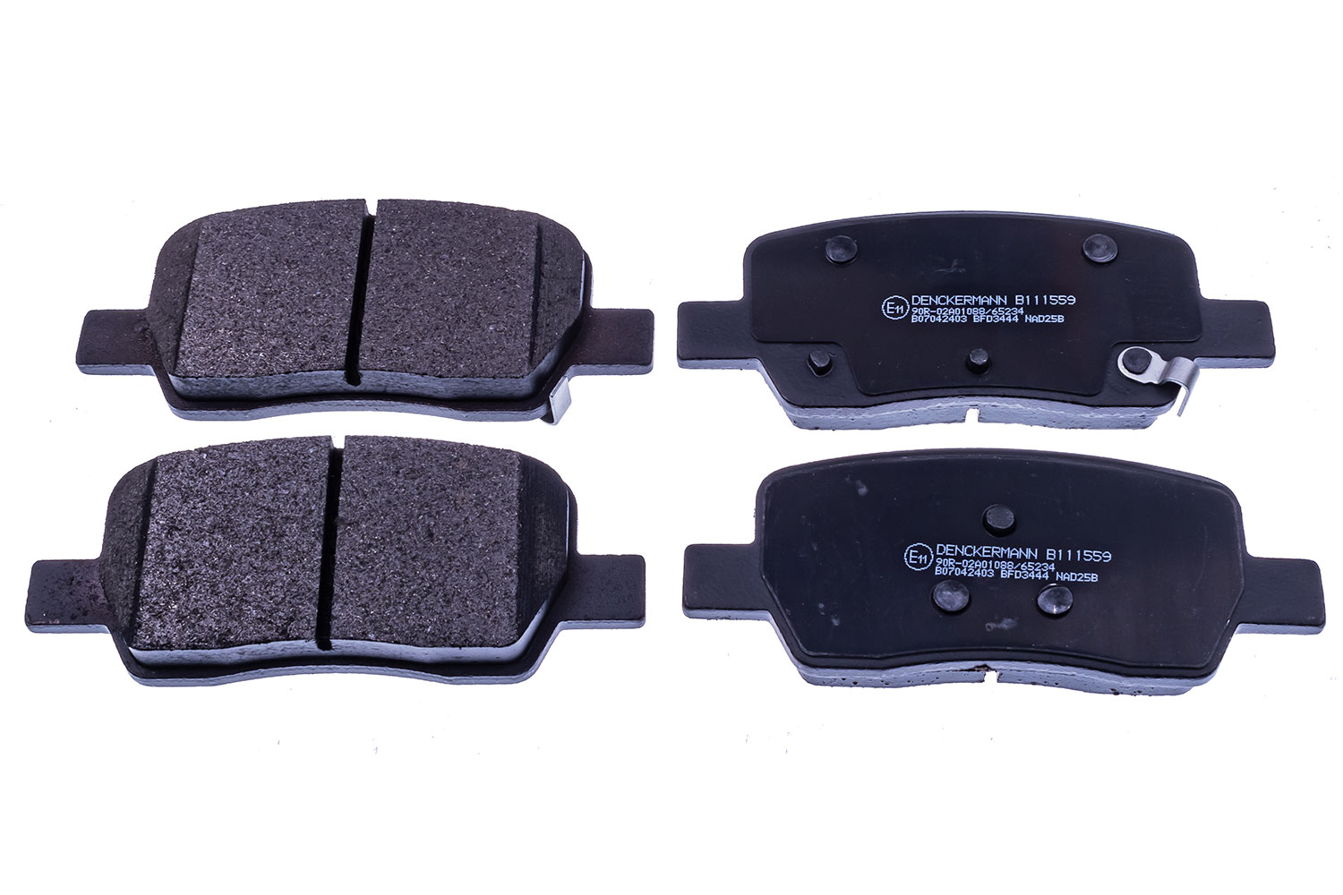 Brake Pad Set, disc brake - B111559 DENCKERMANN