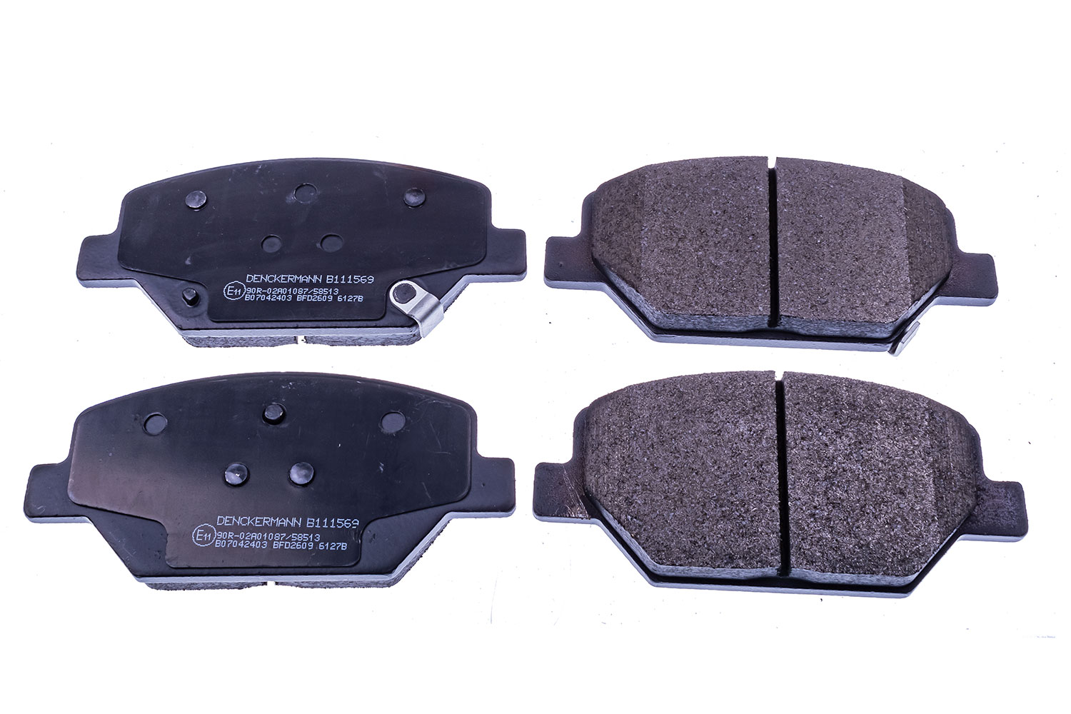 Brake Pad Set, disc brake - B111569 DENCKERMANN