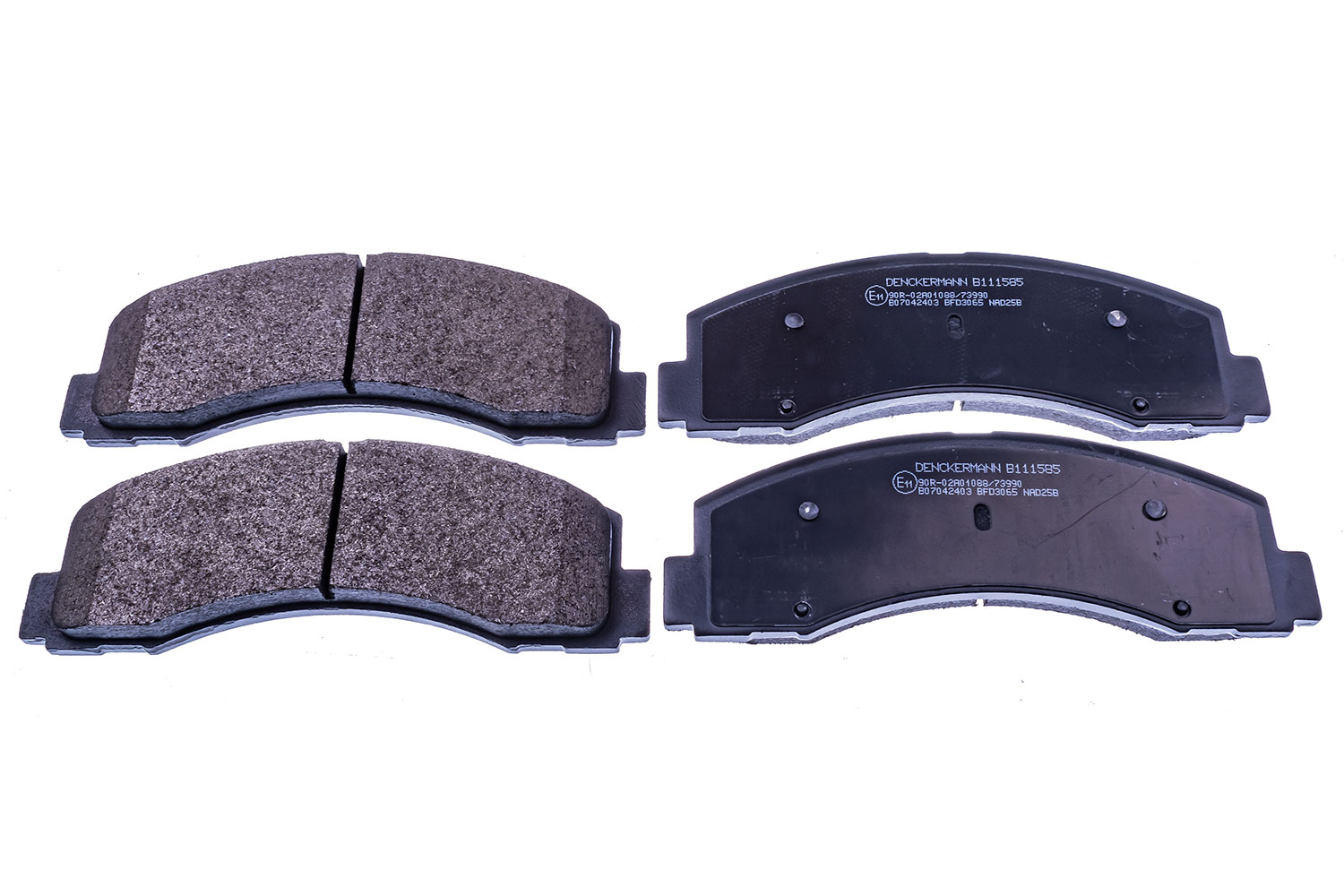 Brake Pad Set, disc brake - B111584 DENCKERMANN