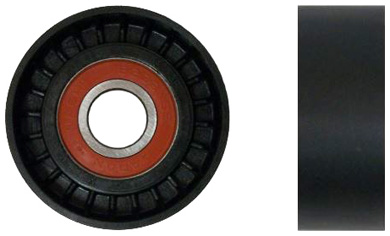 Tensioner Pulley, V-ribbed belt - P210009 DENCKERMANN