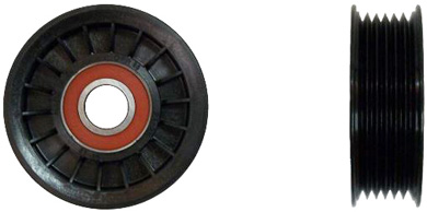 Tensioner Pulley, V-ribbed belt - P216010 DENCKERMANN