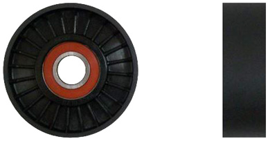 Tensioner Pulley, V-ribbed belt - P222012 DENCKERMANN