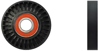 Tensioner Pulley, V-ribbed belt - P228001 DENCKERMANN