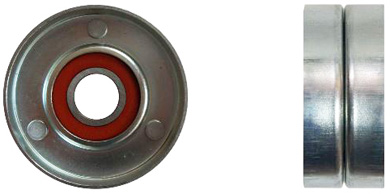 Tensioner Pulley, V-ribbed belt - P254001 DENCKERMANN
