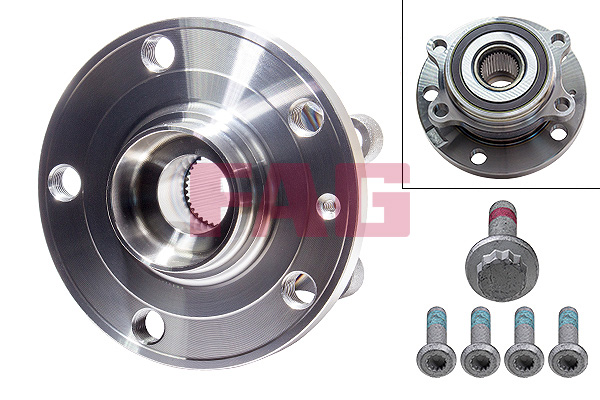 Комплект подшипника ступицы колеса - 713 6106 10 Schaeffler FAG