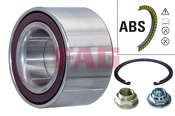 Kit cuscinetto ruota - 713 6157 40 Schaeffler FAG