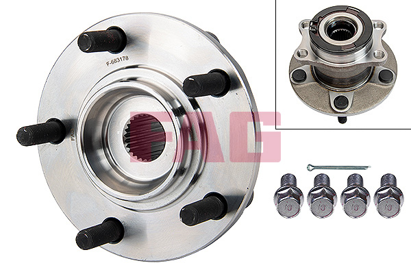 Kit cuscinetto ruota - 713 6198 90 Schaeffler FAG