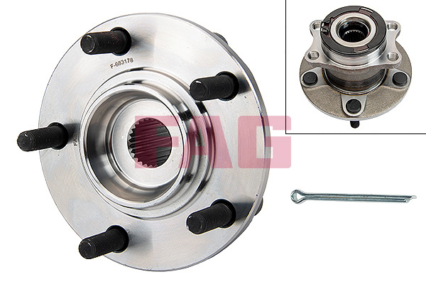 rato guolio komplektas - 713 6199 50 Schaeffler FAG