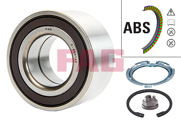 Kit cuscinetto ruota - 713 6309 90 Schaeffler FAG