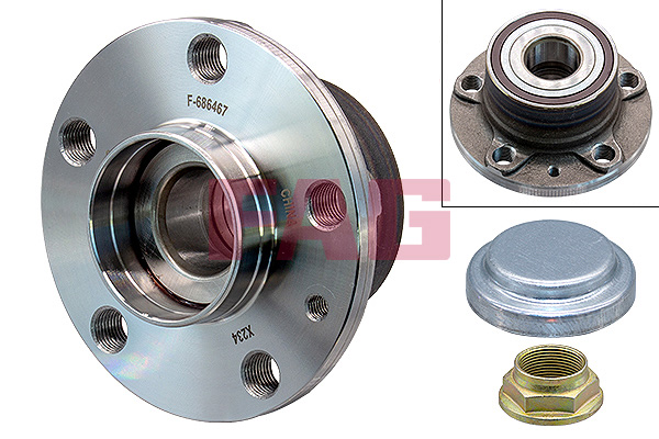 Wheel Bearing Kit - 713 6400 10 Schaeffler FAG