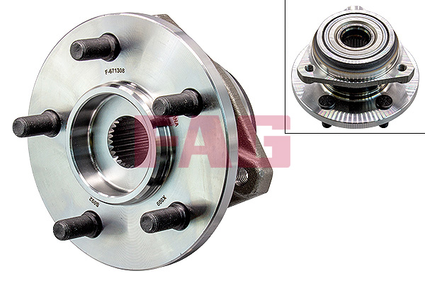 Kit cuscinetto ruota - 713 6700 40 Schaeffler FAG