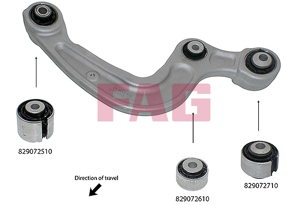Control Arm-/Trailing Arm Bush - 829 0726 10 Schaeffler FAG