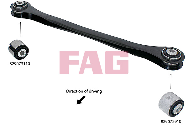 Control Arm-/Trailing Arm Bush - 829 0729 10 Schaeffler FAG
