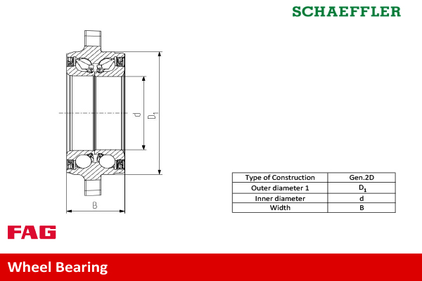 rato guolio komplektas - 713 6497 90 Schaeffler FAG