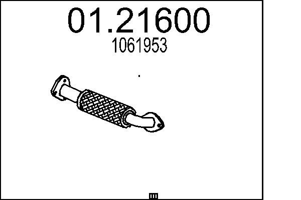 Exhaust Pipe - 01.21600 MTS