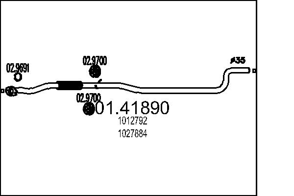 išleidimo kolektorius - 01.41890 MTS