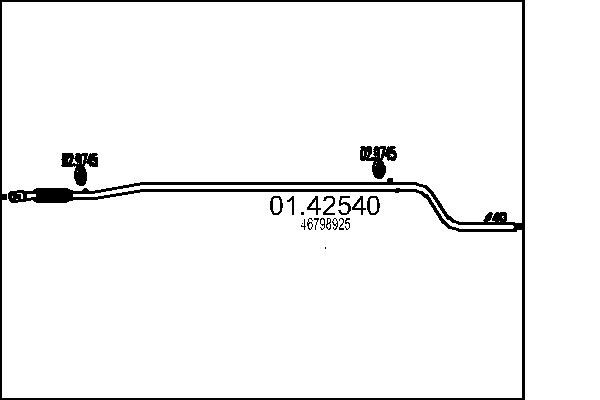 Exhaust Pipe - 01.42540 MTS