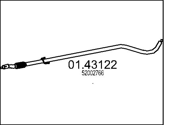 Exhaust Pipe - 01.43122 MTS