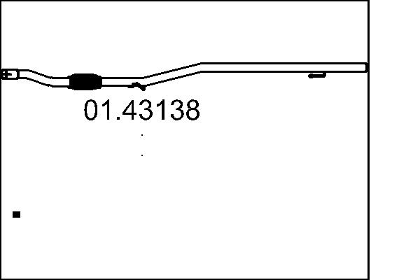 Exhaust Pipe - 01.43138 MTS