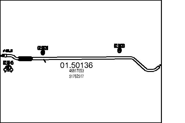 Middle Silencer - 01.50136 MTS