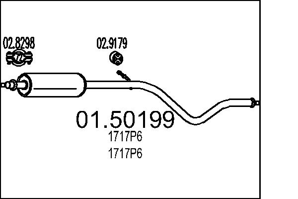 Middle Silencer - 01.50199 MTS