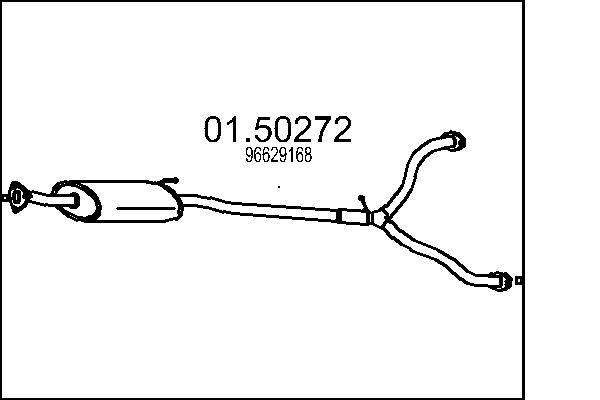 Middle Silencer - 01.50272 MTS