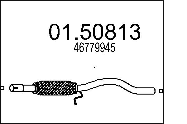 Middle Silencer - 01.50813 MTS