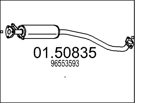 Middle Silencer - 01.50835 MTS