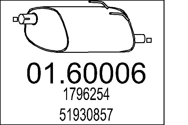 End Silencer - 01.60006 MTS