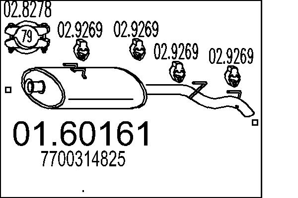 End Silencer - 01.60161 MTS