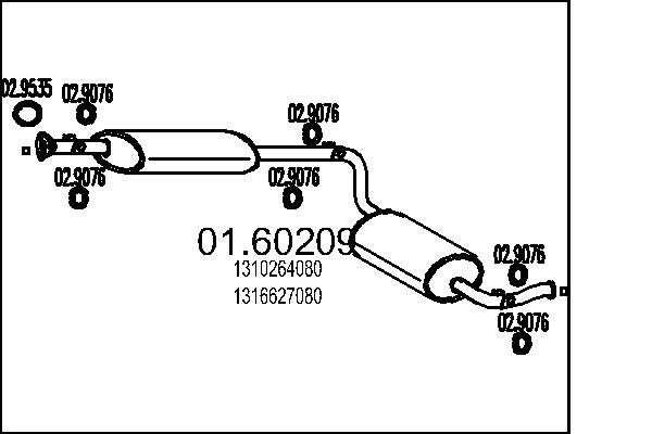End Silencer - 01.60209 MTS