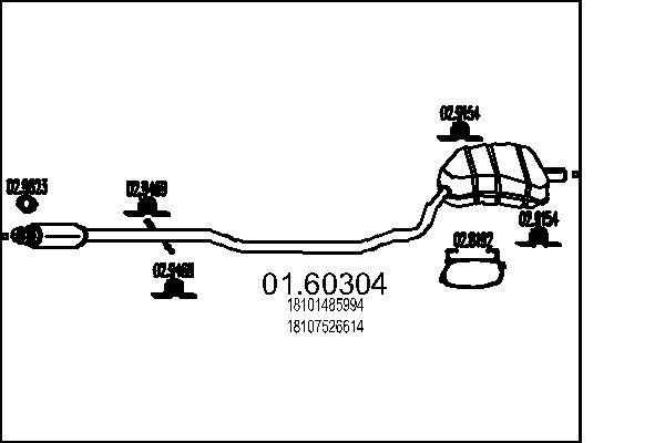 End Silencer - 01.60304 MTS