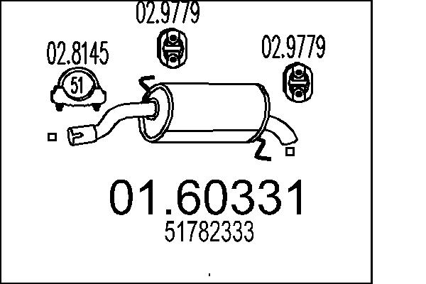 End Silencer - 01.60331 MTS