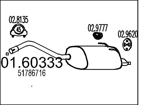 End Silencer - 01.60333 MTS