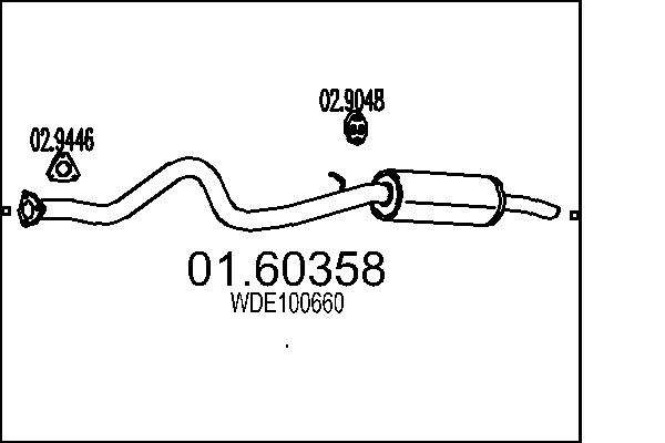 End Silencer - 01.60358 MTS