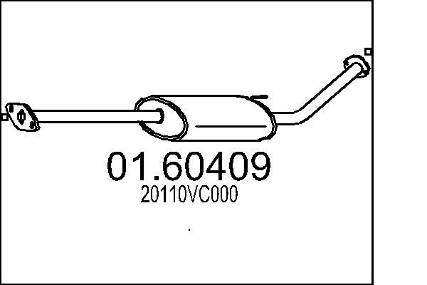 End Silencer - 01.60409 MTS