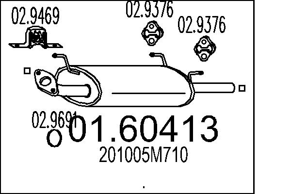 End Silencer - 01.60413 MTS