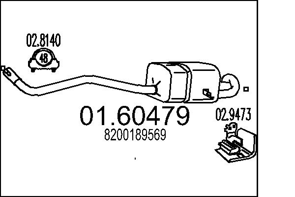 End Silencer - 01.60479 MTS