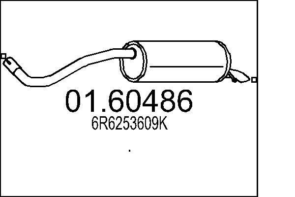 End Silencer - 01.60486 MTS