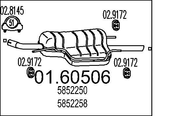 End Silencer - 01.60506 MTS