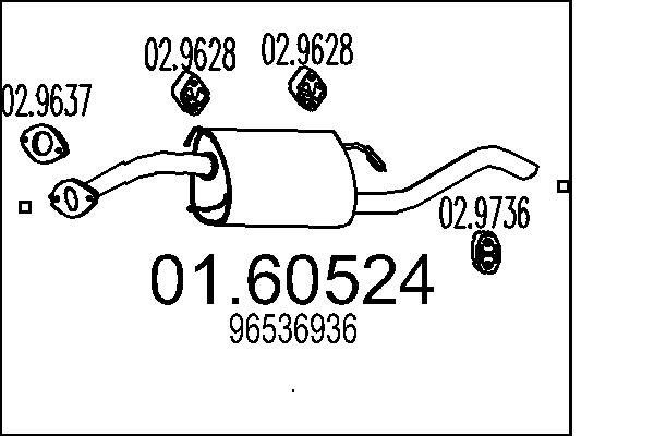 End Silencer - 01.60524 MTS