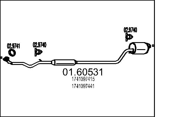 End Silencer - 01.60531 MTS