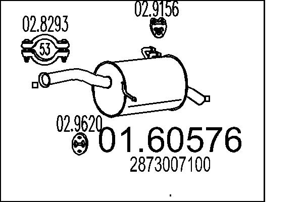 End Silencer - 01.60576 MTS