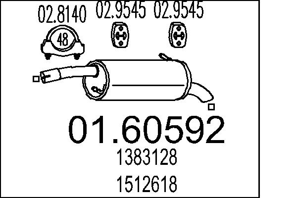 End Silencer - 01.60592 MTS