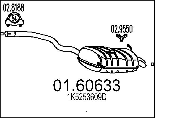 End Silencer - 01.60633 MTS