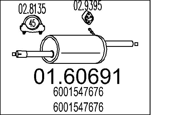 End Silencer - 01.60691 MTS