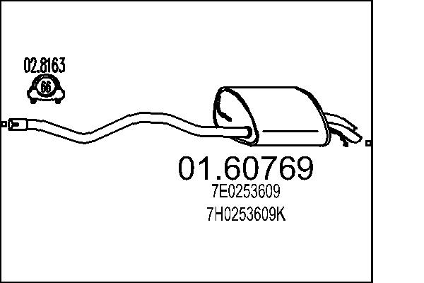 End Silencer - 01.60769 MTS