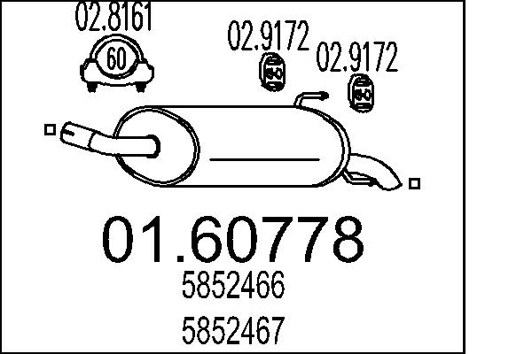 End Silencer - 01.60778 MTS
