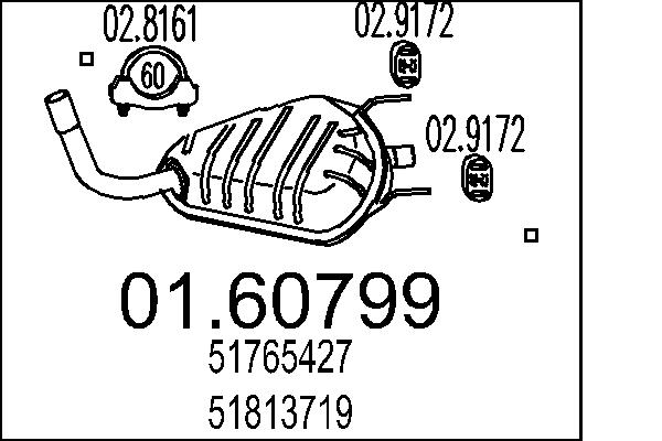 End Silencer - 01.60799 MTS